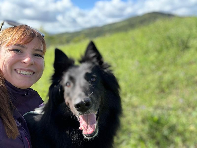 La dott.ssa Flavia Condi con il suo cane